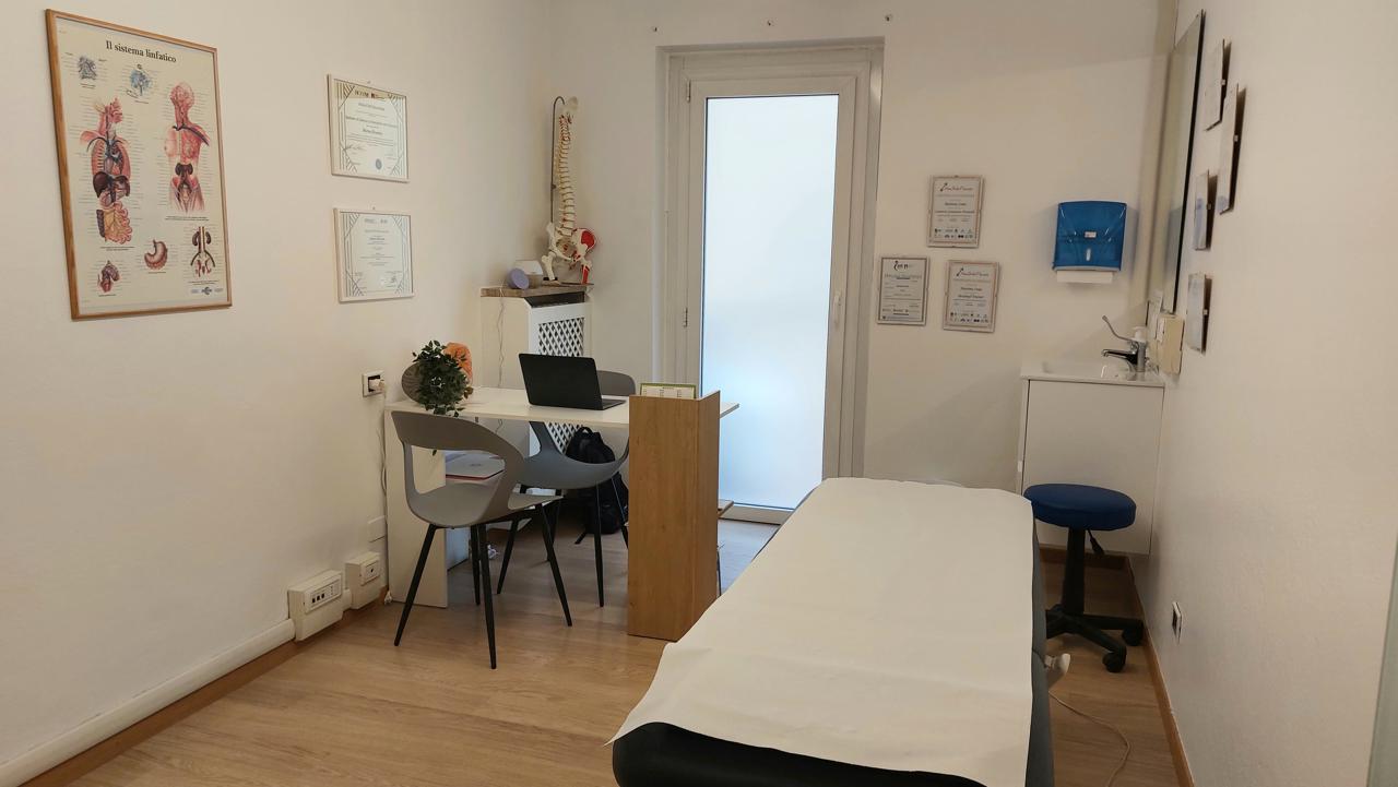 Sala trattamento dello studio osteopatico
